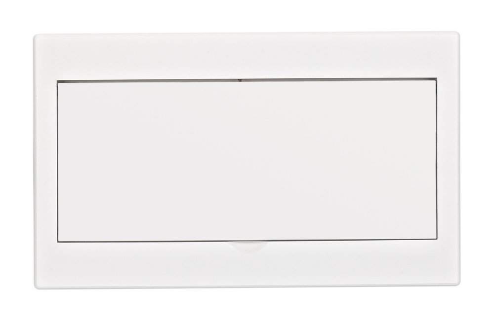 Е40. Корпус 31087DEK пласт. навесной бел. дв. 1 ряд 13 мод. IP41 ЩРН-П (DEKraft)