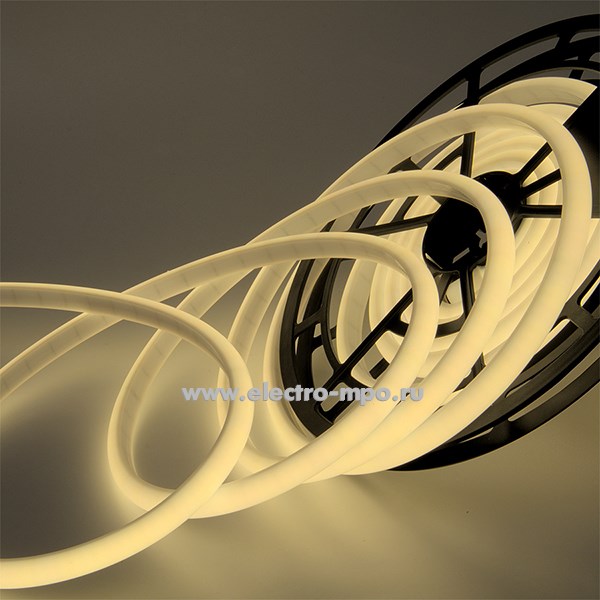 С21. Лента светод. 502161 GLS-2835-180-14.4-12-IP68-NTS-4000К 72Вт 12В Неон гибкий для сауны 5м (General