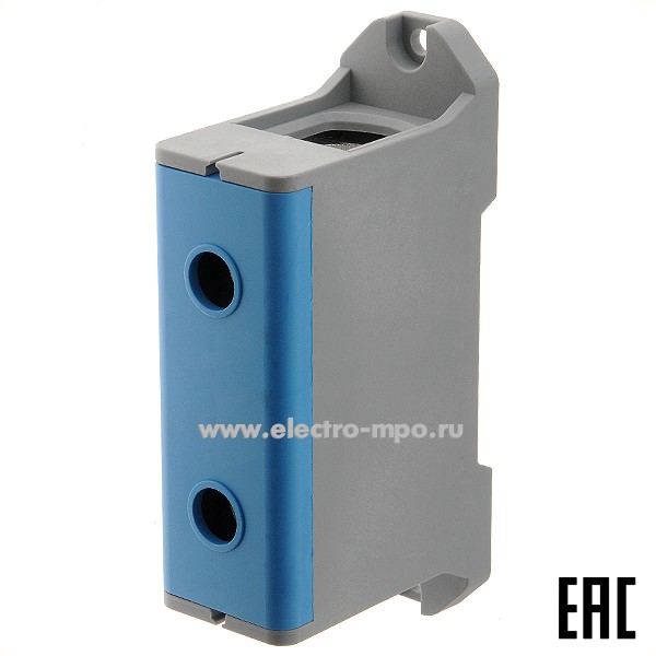Б7329. Клемма JHT5-240-BE винтовая синяя 35-240мм2 425А 800В ширина 36мм (Электромонтаж)