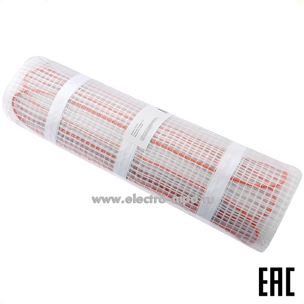 П9071. Нагревательный мат 51-0508 REXANT Extra S=4 м2, 0.5х8м, 640Вт, 160Вт/кв.м  (Rexant)