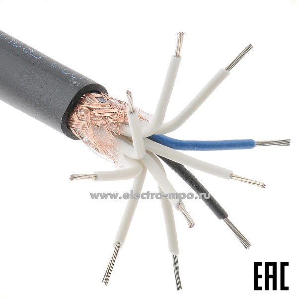 П1646. Кабель МКЭШ 10х0,75 кв.мм ГОСТ экранированный (Брэкс Брянск)