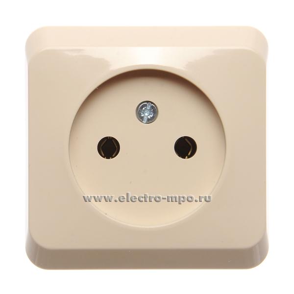 Ю4889. Розетка Этюд РА16-001K о/п кремовый (Systeme Electric)