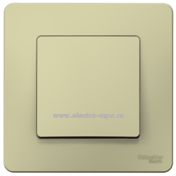 Ю43. Выключатель Blanca BLNVS010107 1 кл. с/п бежевый (Systeme Electric)
