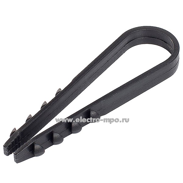 Г70. Дюбель-хомут 59544 ДХ 5–10 черный (Fortisflex)