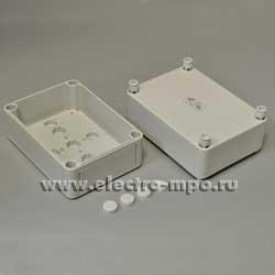 К0258. Коробка TKPS1309-8O 11090901 распаечная пластиковая без сальников 130х94х81мм IP66 серая (Spelsberg