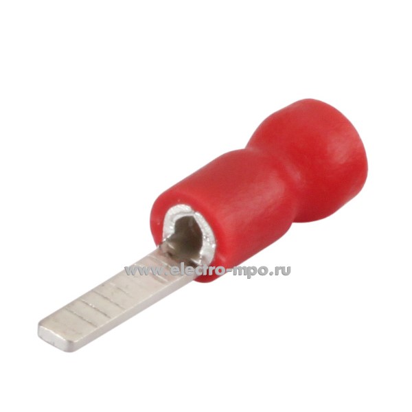 Г9593. Наконечник 66657 НШПИ 6,0-14 штифтовой плоский изолированный (КВТ Калуга)