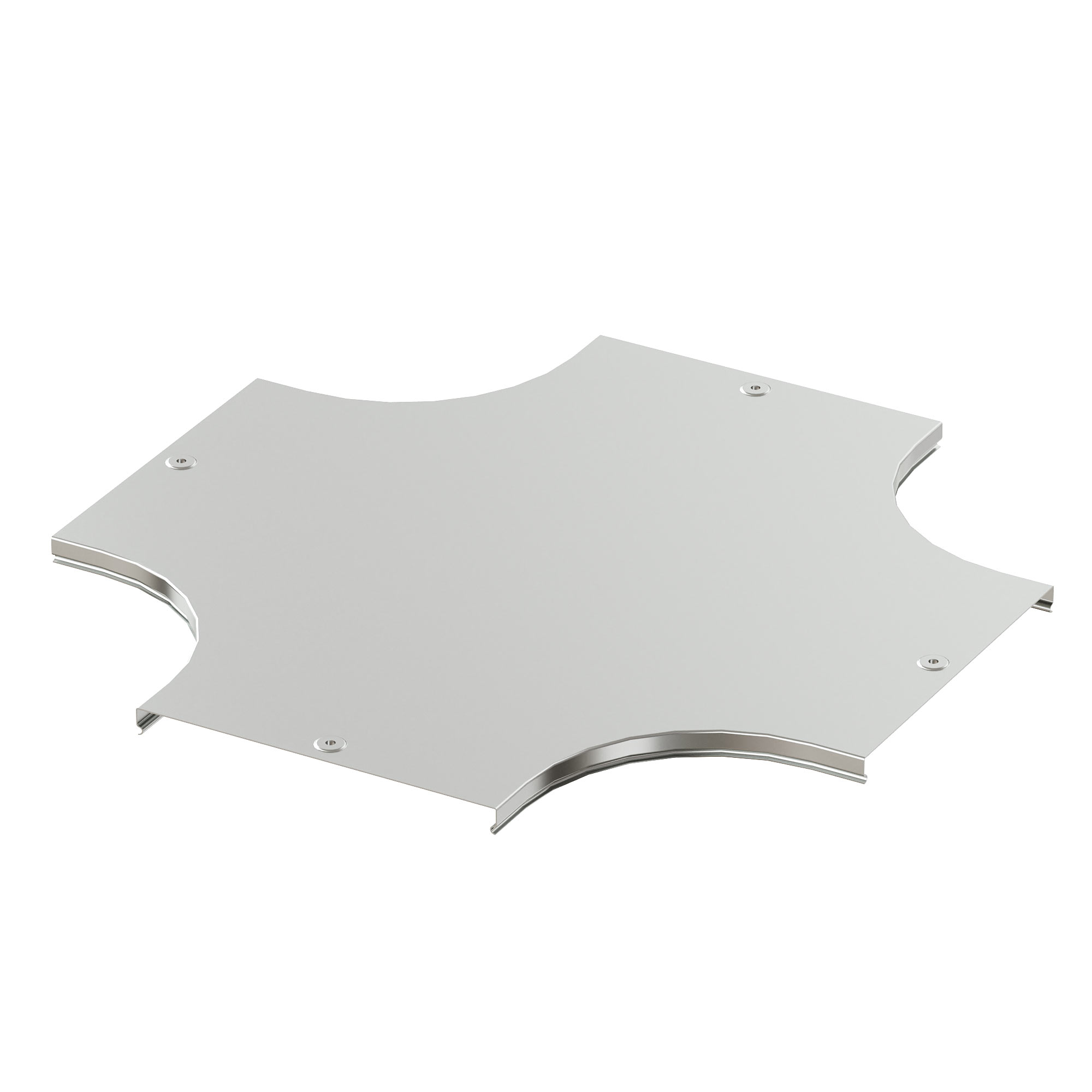 М94. Крышка 38067K на ответвитель DPX крестообразный осн.500  в комплекте с метизами и пластинами  (ДКС)