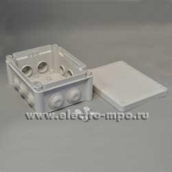 К0184. Коробка Plexo 092052 распаечная пластиковая с сальниками 180х140х86мм IP55 серая (Legrand)