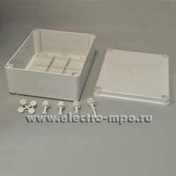К0139. Коробка 1SL0856A00 распаечная пластиковая без сальников 231х181х89мм IP55 серая (ABB)