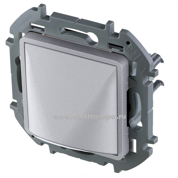 Ю5830. Вывод кабеля Inspiria 673892 с/п алюминий (Legrand/Daccord)