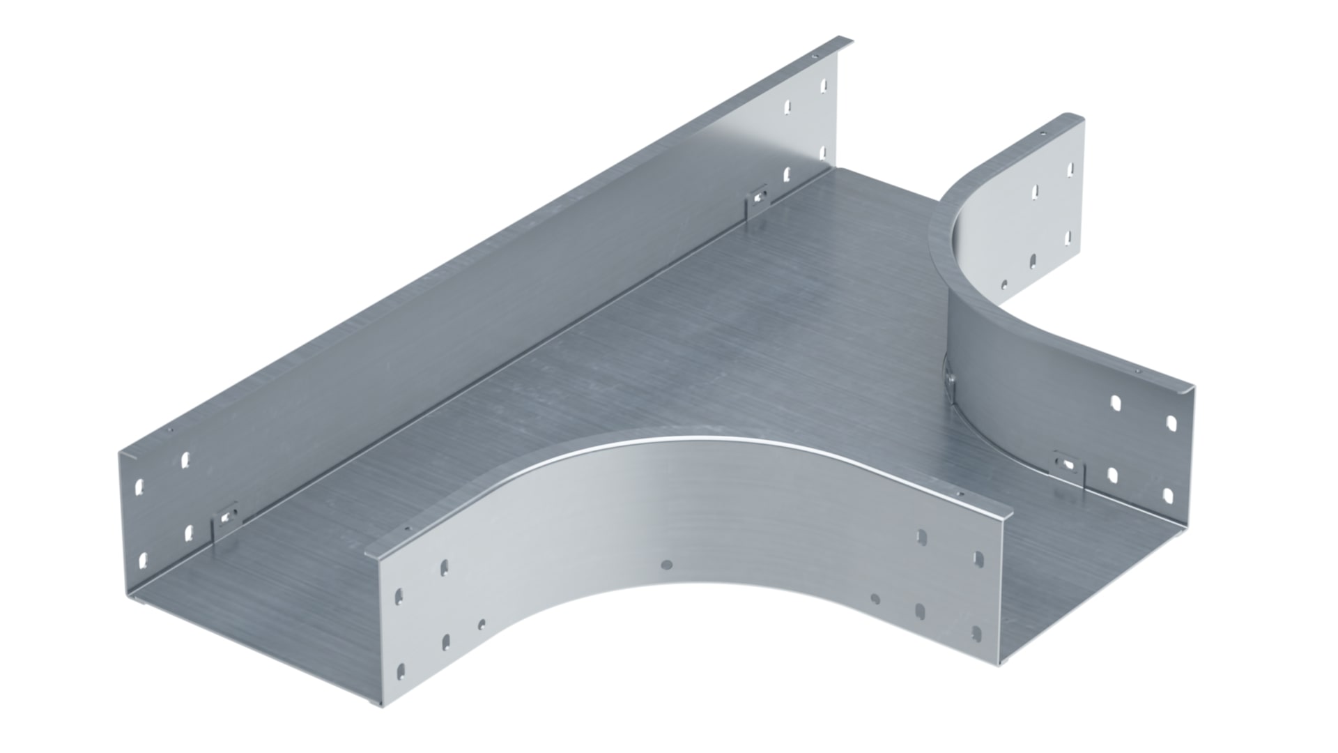 М97. Ответвитель STN1010KHDZ Т-образный 100х100, 1,2 мм, горячий цинк, в комплекте с крепежными  (ДКС)