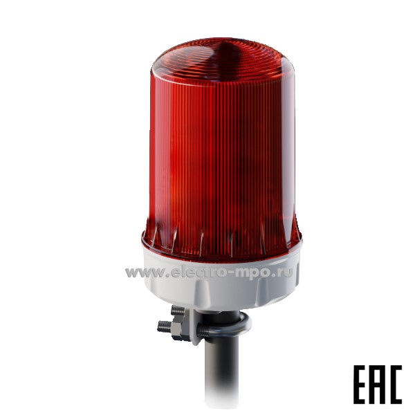 С23. Сигнальный прибор 93261 ZOM-01-60-Е27 220В 60Вт Е27 красный без лампы IP65 (Navigator)