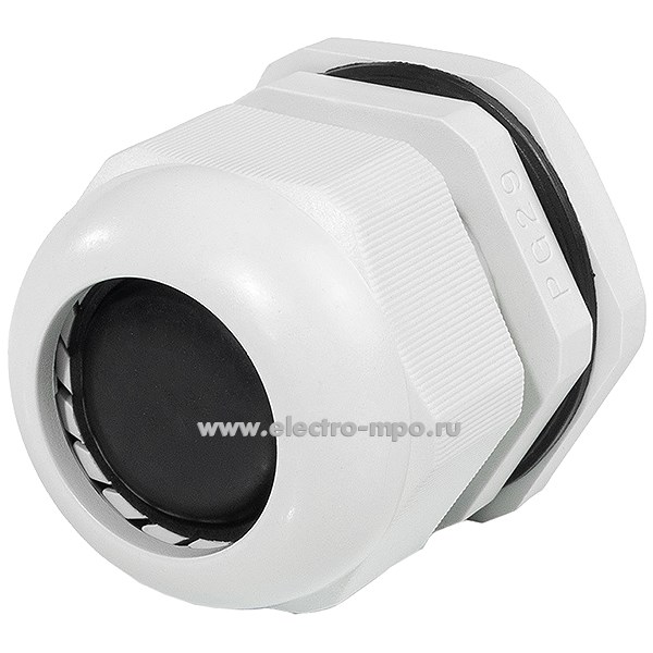 Т23. Сальник 51299 PG 29 (18-25 мм) пластиковый серый (Fortisflex)