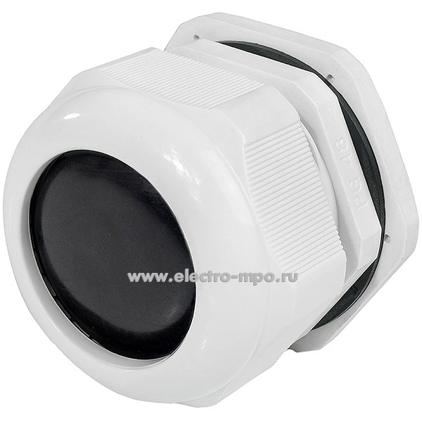 Т23. Сальник 6452 PG 48 (37-44 мм) пластиковый серый (Fortisflex)