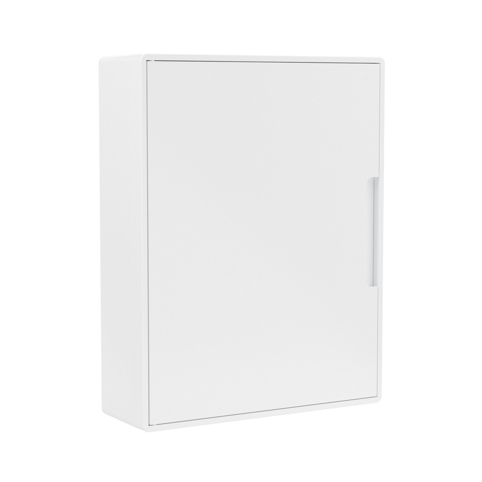 Е10. Щиток F24W1WW 24 мод настенный Фрейм (FRAME), белый, с белой дверцей, с 4 шинами PEN (2шт на  (ДКС)