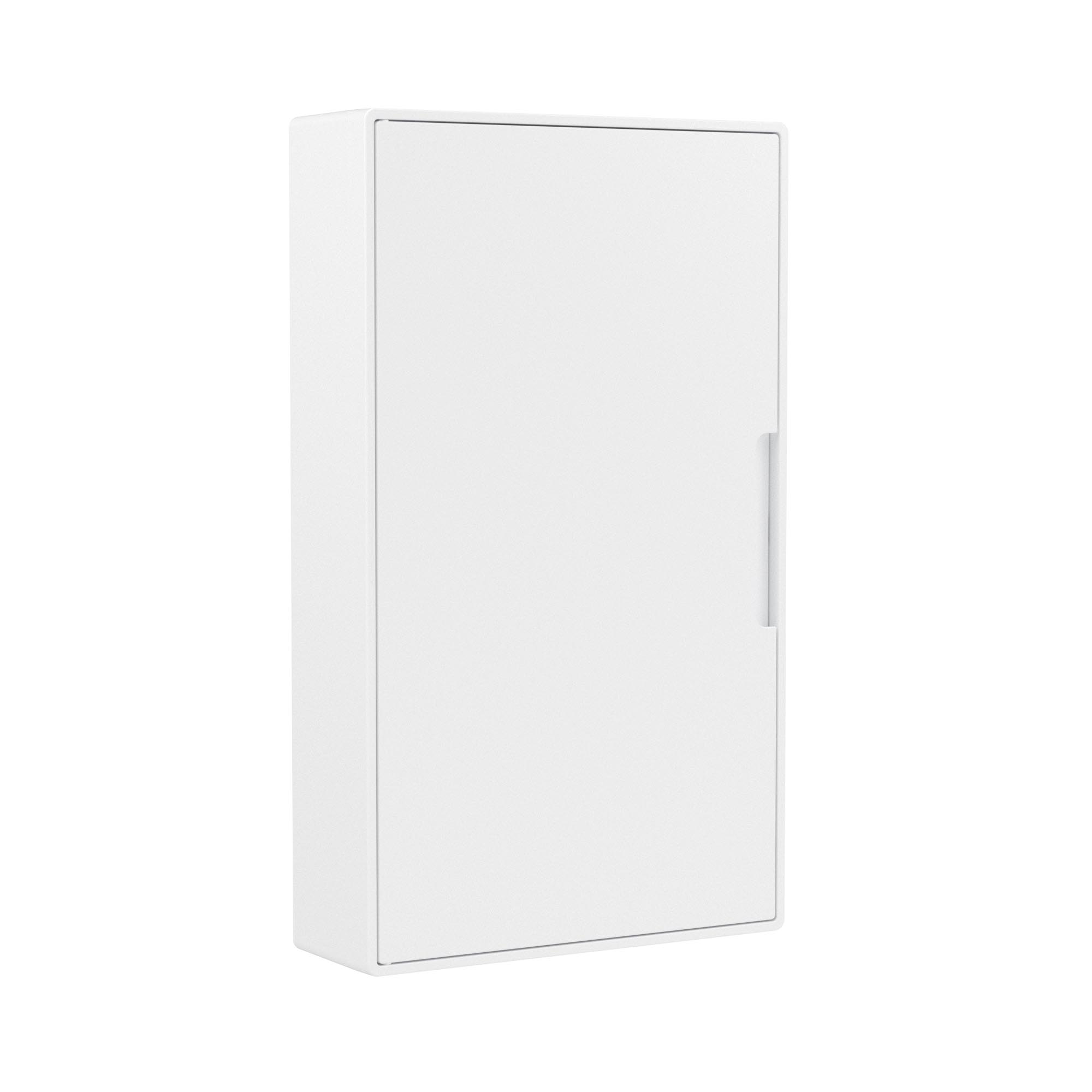 Е10. Щиток F36W4WW 36 мод настенный слаботочный Фрейм (FRAME), белый, с белой дверцей, с   (ДКС)