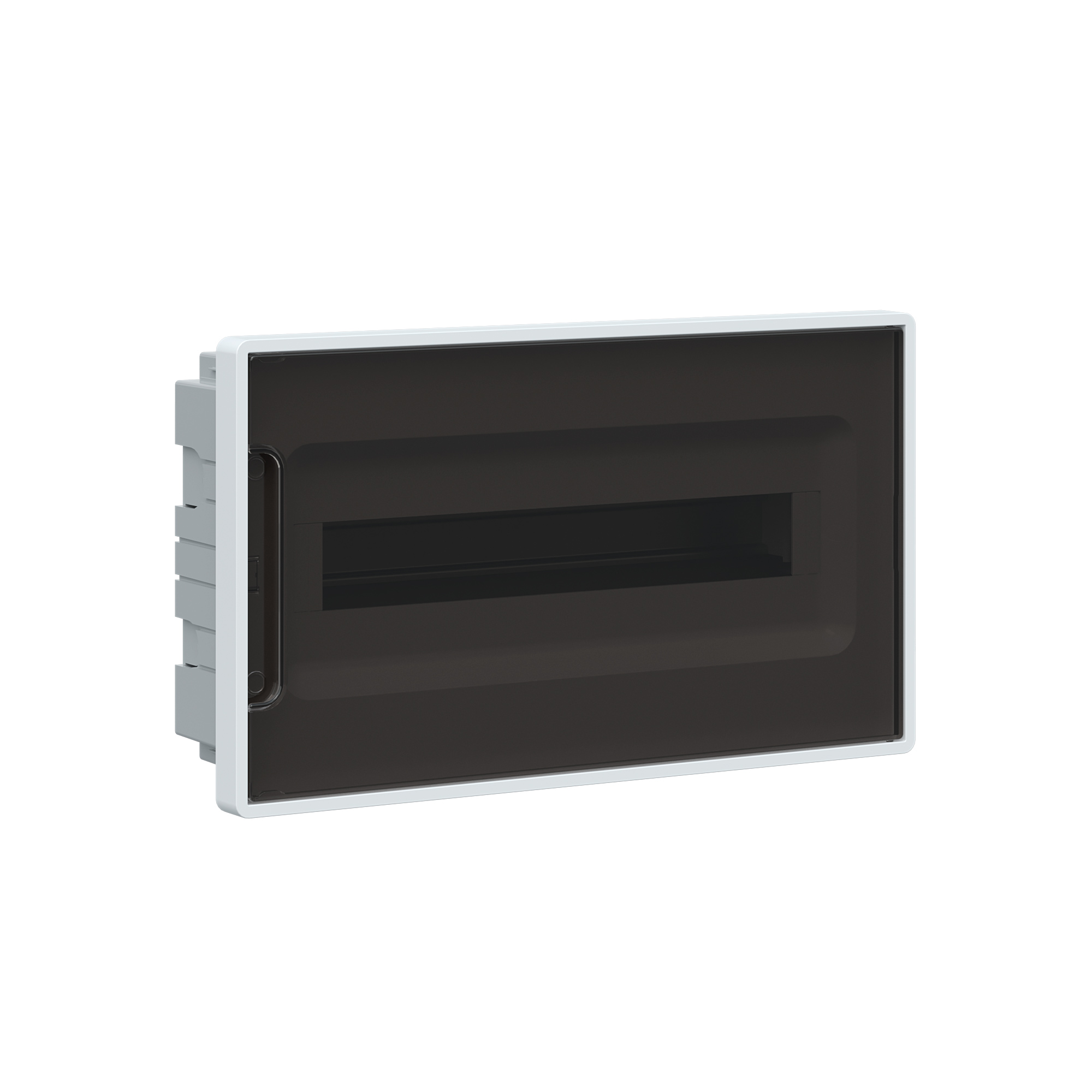 Е10. Щиток F18B3WD 18 мод встраиваемый для полых стен Фрейм (FRAME), белый, с тонированной   (ДКС)