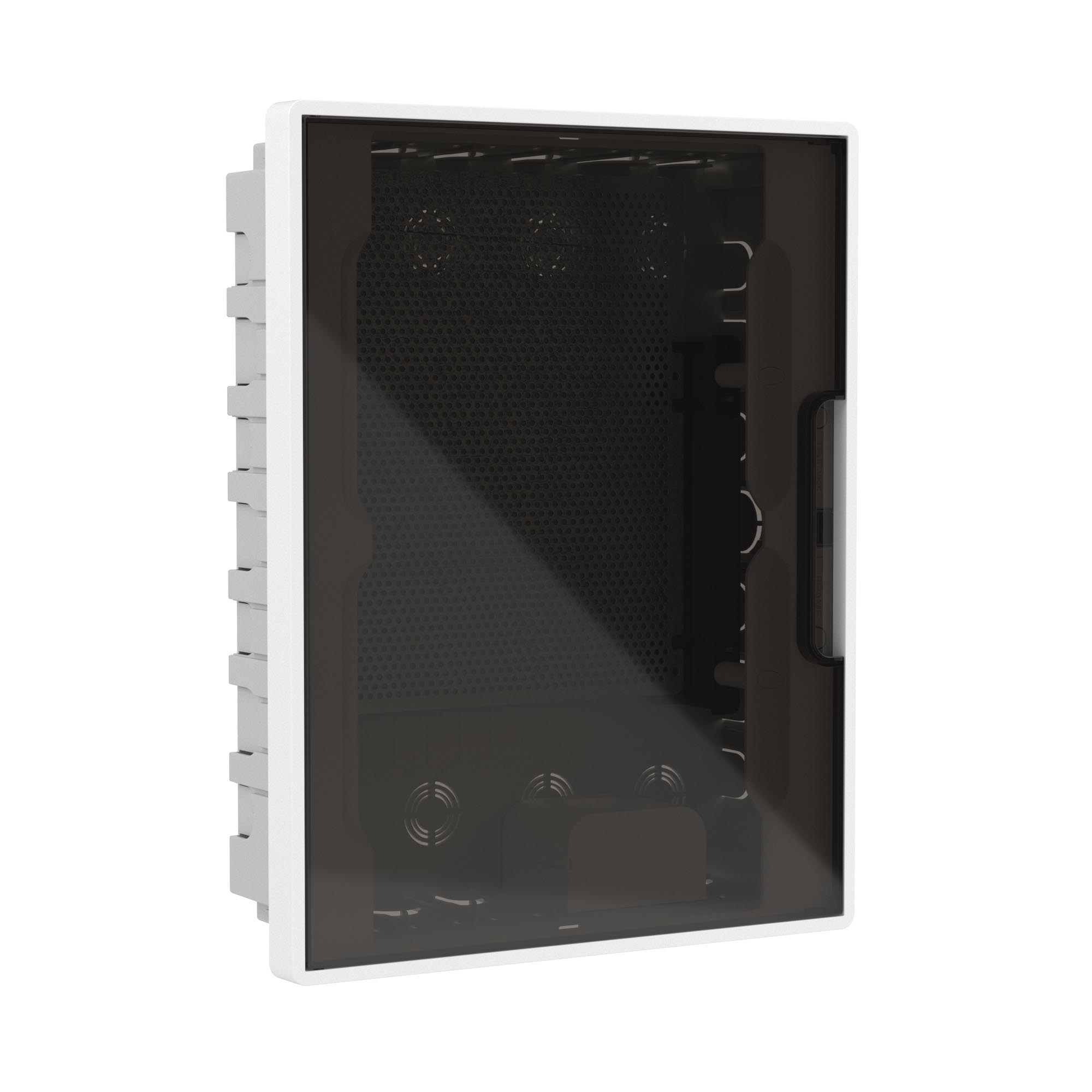 Е10. Щиток F24B5WD 24 мод встраиваемый для полых стен слаботочный Фрейм (FRAME), белый, с (ДКС) Е10. Щиток F24B5WD 24 мод встраиваемый для полых стен слаботочный Фрейм (FRAME), белый, с (ДКС)