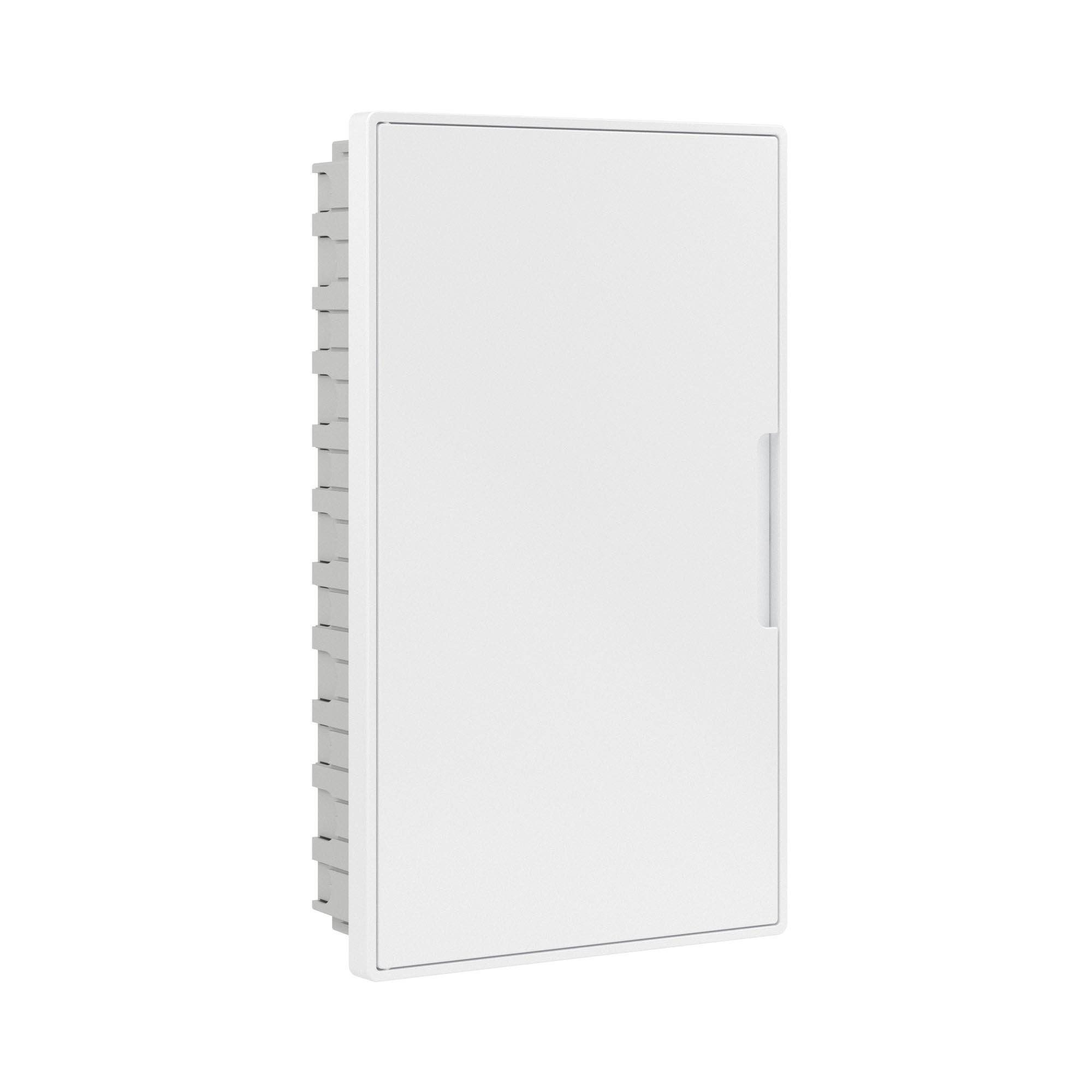 Е10. Щиток F36B3WW 36 мод встраиваемый для полых стен Фрейм (FRAME), белый, с белой дверцей, с 4  (ДКС)