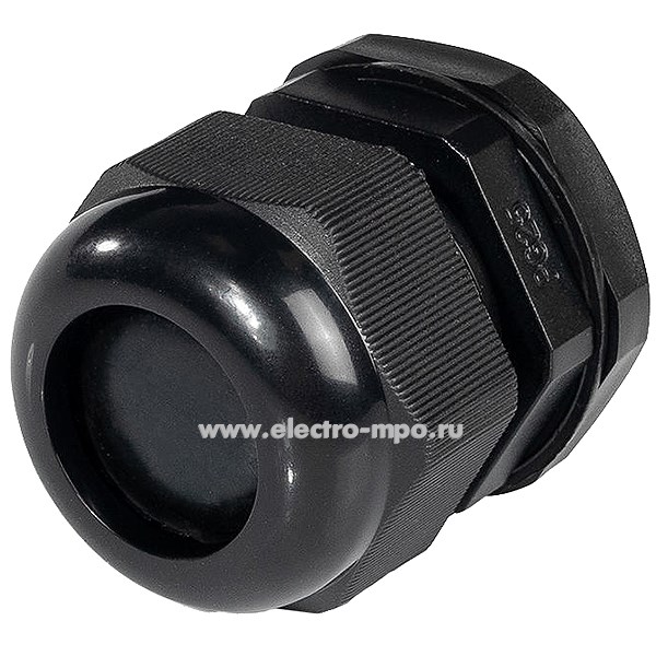 Т23. Сальник 88640 PG 9 (4-8 мм) пластиковый черный (Fortisflex)