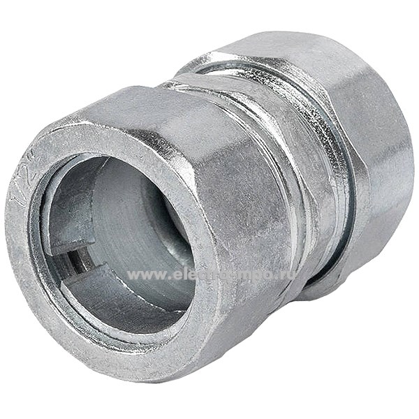 Т11. Муфта 61403 СТМ-15 (1/2") соединительная труба-металлорукав (Fortisflex)