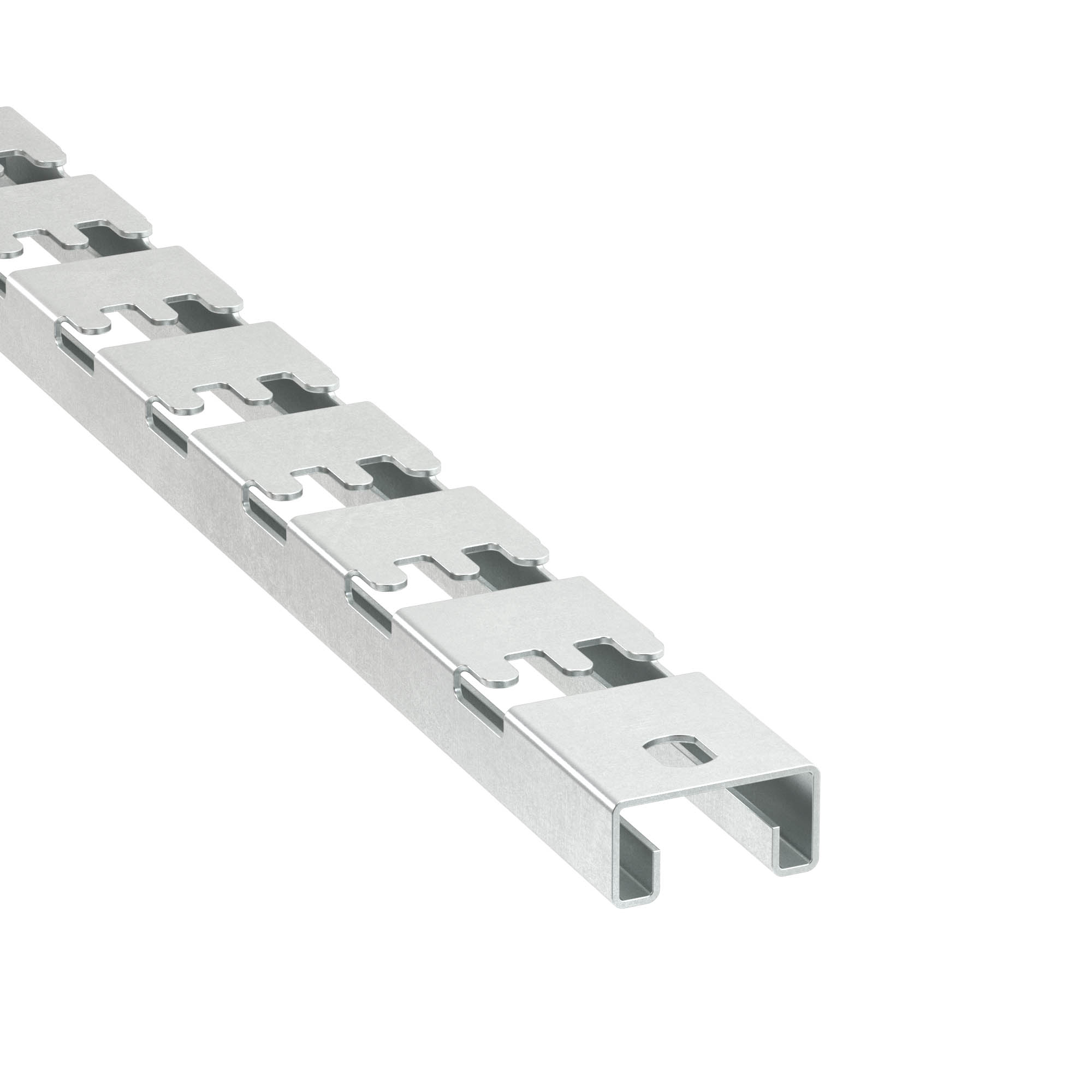 М96. Профиль FPL2104 FPL2104 С-образный для проволочного лотка 41х21, L400, толщина 1,5 мм (ДКС)