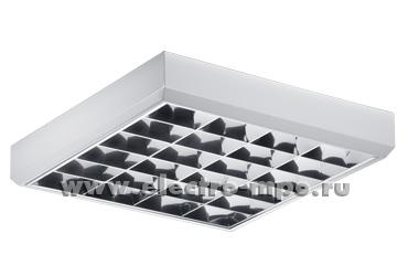 21652.С1652 Светильник PRBLUX/S 4х18 люминесцентный потолочный белый стартеры (Световые технологии)