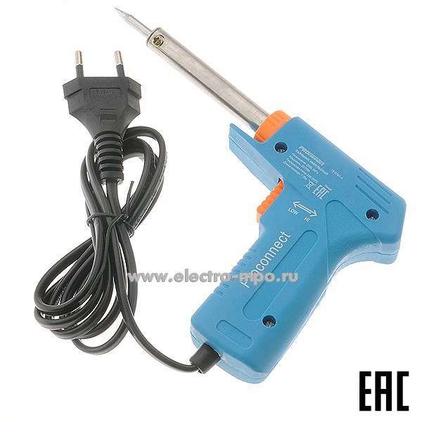 В0871. Паяльник 12-0161-4 электрический импульсный 30-70Вт 220В (PROconnect)