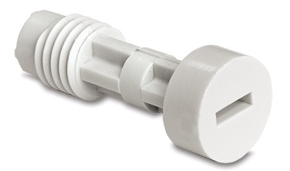 Е10. Пластиковый 500001-RET винт для крепления крышки высотой 21 мм или 35 мм корпусов RAM  (ДКС)