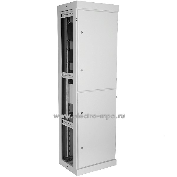 Б0827. Корпус 1800х600х450мм ВРУ2 без бок. панелей две двери с монтаж. платами (Щитэлектрокомплект Моск