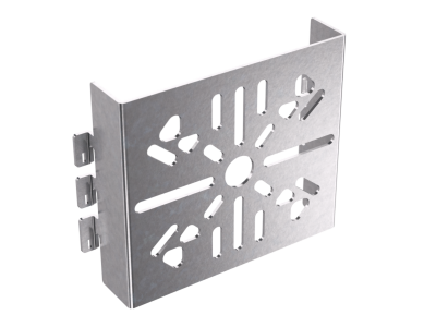 М96. Плата FC37313 увеличенная монтажная  130х145 перфорированная (ДКС)