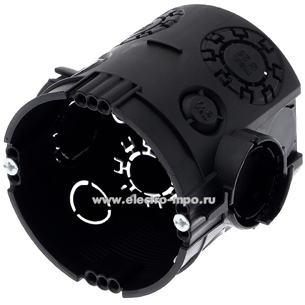 31130. К1030 Коробка UG66-GS 2003703 установочная для блоков 1 пост Dвнеш=60мм Н=66мм с винтами (OBO Bette