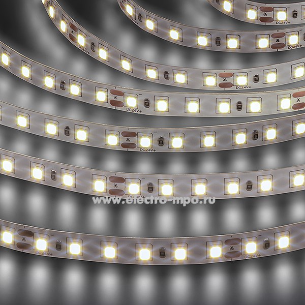 С15. Лента светодиодная 95301 NLS-2835W120 5м 24В пост.тока 48Вт 4000K 600Led IP20 (Navigator)