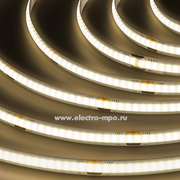 С15. Лента светодиодная 95317 NLS-COBWW320 5м 24В пост.тока 60Вт 3000K 1600Led IP20 (Navigator)