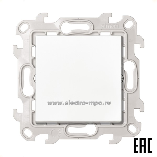 Ю7103. Механизм Simon24 2450201-030 переключателя 1кл. с/п белый (Simon) Ю7103. Механизм Simon24 2450201-030 переключателя 1кл. с/п белый (Simon)