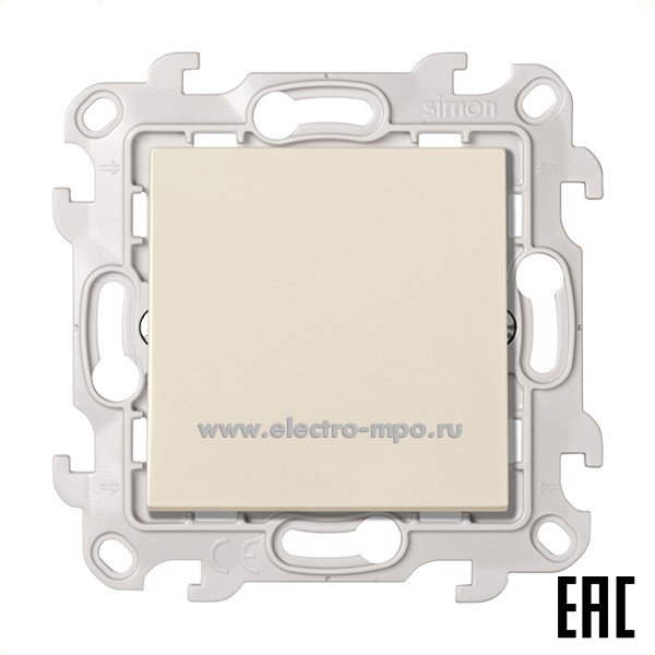 Ю7150. Механизм Simon24 2450101-031 выключателя 1кл. с/п слоновая кость (Simon)