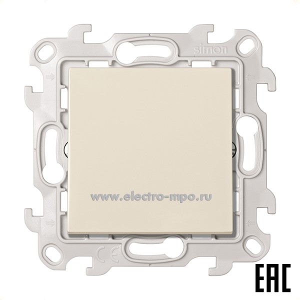Ю7153. Механизм Simon24 2450201-031 переключателя 1кл. с/п слоновая кость (Simon)