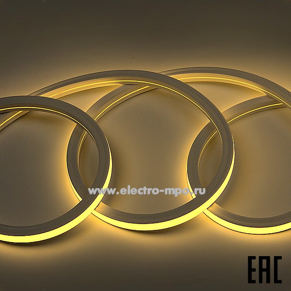 С09. Лента 504018 GLS-2835-120-9.6-220-IP67-BSNL-3000К 16х16мм Неон гибкий 220В т/б IP67 (General)