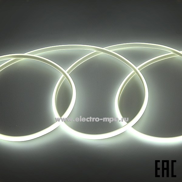 С09. Лента светод. 504222 GLS-COB-288-10-220-IP67-NW-NL-6500К 7х10мм Неон COB 220В IP67 (General)