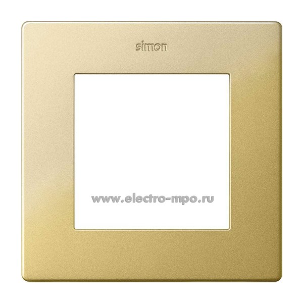 Ю7295. Рамка-1 Simon24 2400610-066 золото (Simon)