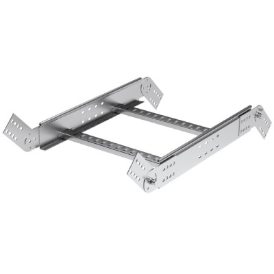 М82. Угол LE8002KHDZ верт. шарнирный 80х200 универсальный  с крепежом, гор. цинк (ДКС)