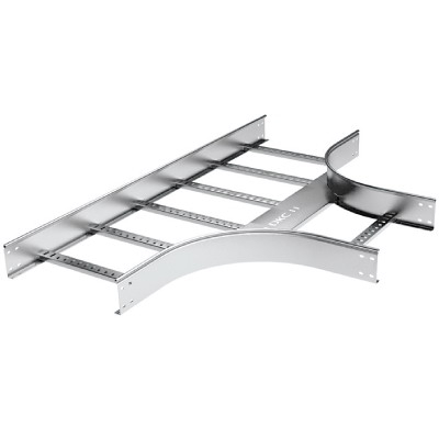 М82. Ответвитель LT1303KHDZ Т-образный 100х300 R-300  с крепежом, гор. цинк (ДКС)