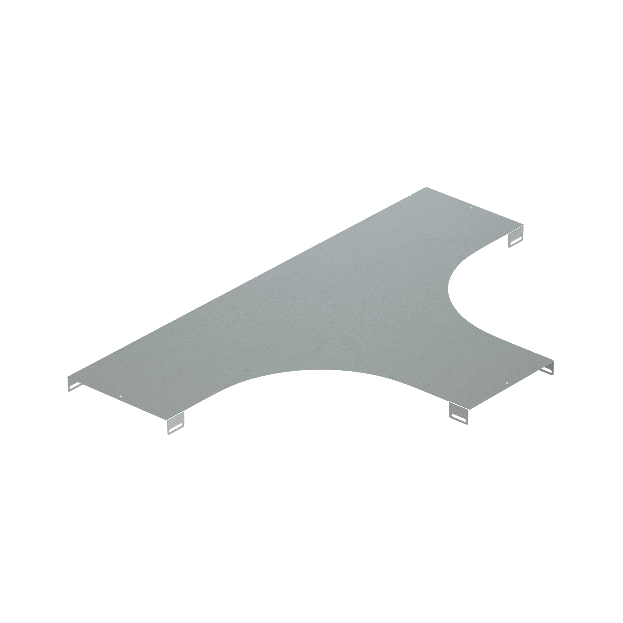 М82. Крышка LK0303KHDZ на Т-ответвитель, осн.300, R=300мм с крепежом, гор. цинк (ДКС)