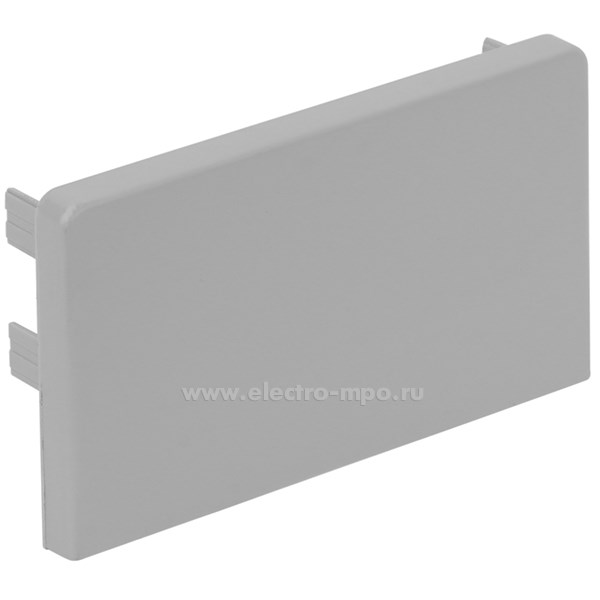 Д68. Заглушка ЗГЛ-100х60-С серая (Рувинил)