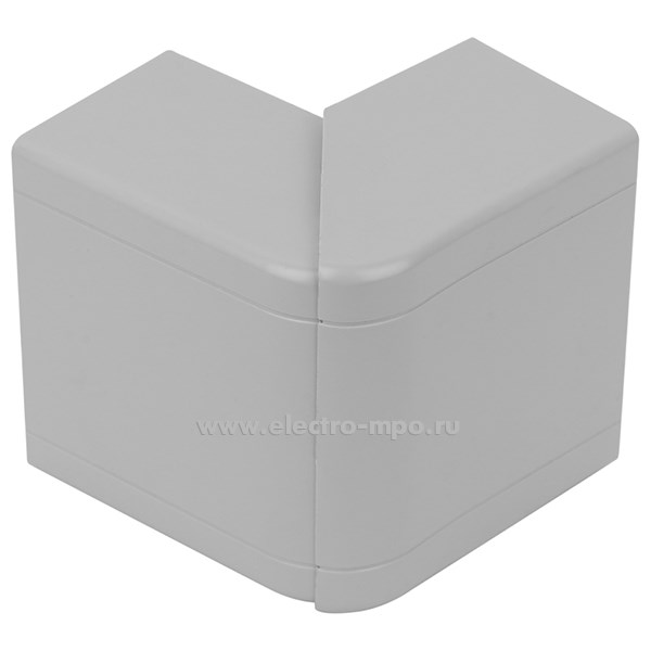 Д68. Угол внешний УВШ-100х60-С серый (Рувинил)