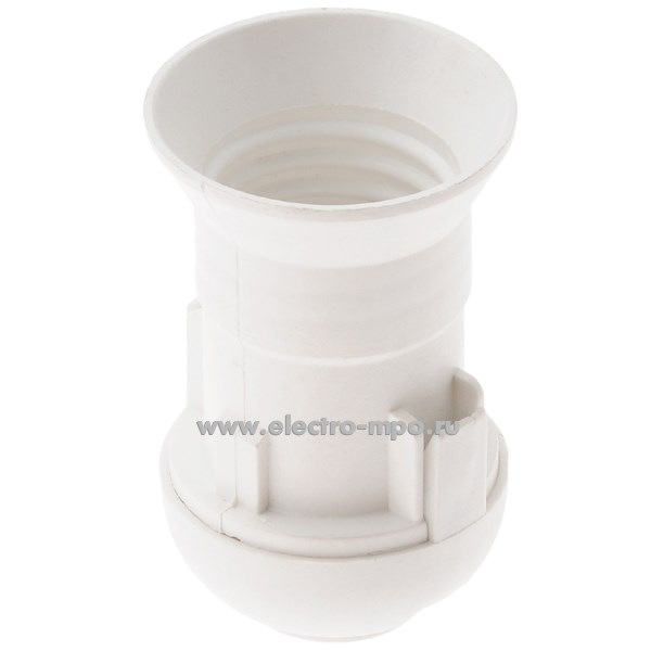 21002.Р1002 Патрон Е27Н068 подвесной фигурный безвинтовой белый (ПО Металлпластизделие)