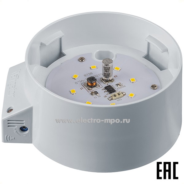 С03. Светильник 80345 DPB-03-LED 6Вт 480Лм 4000К настенно-потолочный с датчиком IP20 (Navigator)