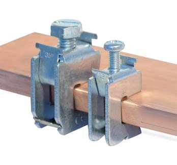 Б29. Шинная R5BC0570 клемма для кабеля, сечение шины 5 мм, кабель 35-70  (ДКС)