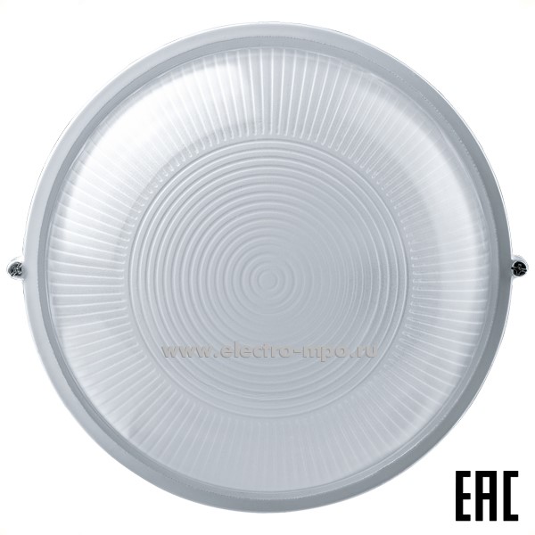 С32. Светильник 94806 NBL-R1-100-E27/WH 100Вт E27 настенно-потолочный белый IP54 (Navigator)