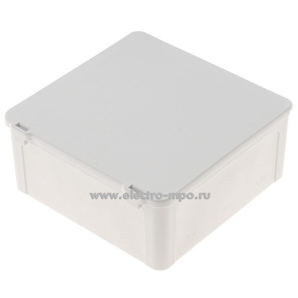 К1645. Коробка Тусо 67245 распаечная пластик. с мембранами откидная крышка 100х100х45 IP54 серая (Рувинил) К1645. Коробка Тусо 67245 распаечная пластик. с мембранами откидная крышка 100х100х45 IP54 серая (Рувинил)
